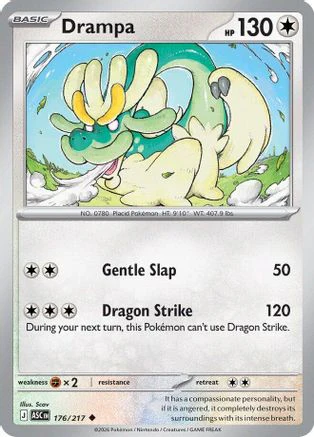 Drampa 176 - Reverse Holofoil ME Ascended Heroes - Uncommon