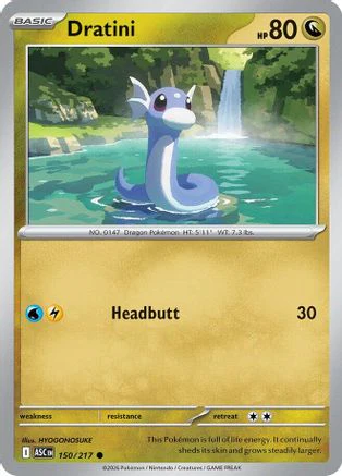Dratini 150 - Reverse Holofoil ME Ascended Heroes - Common