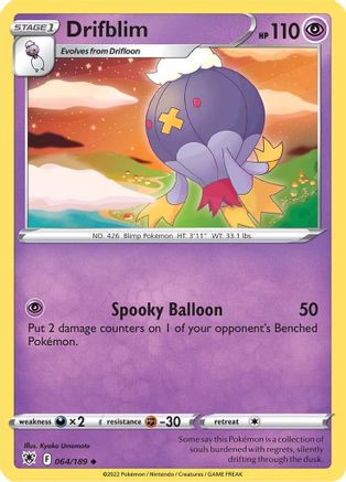 Drifblim 064/189 SWSH10 Astral Radiance - Uncommon