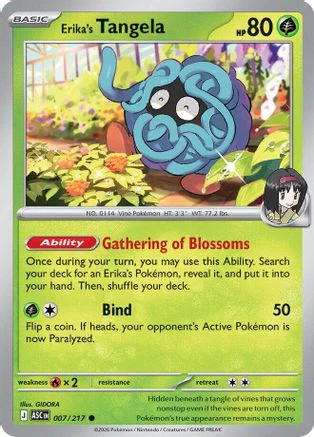 Erika's Tangela 007/217 ME Ascended Heroes - Common