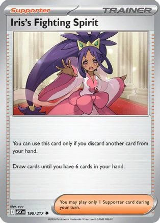 Iris's Fighting Spirit 190/217 ME Ascended Heroes - Uncommon