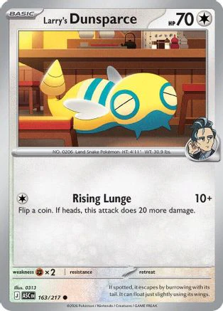 Larry's Dunsparce 163 ME Ascended Heroes - Common