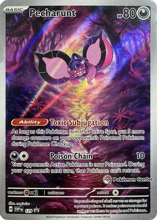 Pecharunt - 129 (Pokemon Center Exclusive) 129 - SV Scarlet  Violet Promo Cards Holofoil