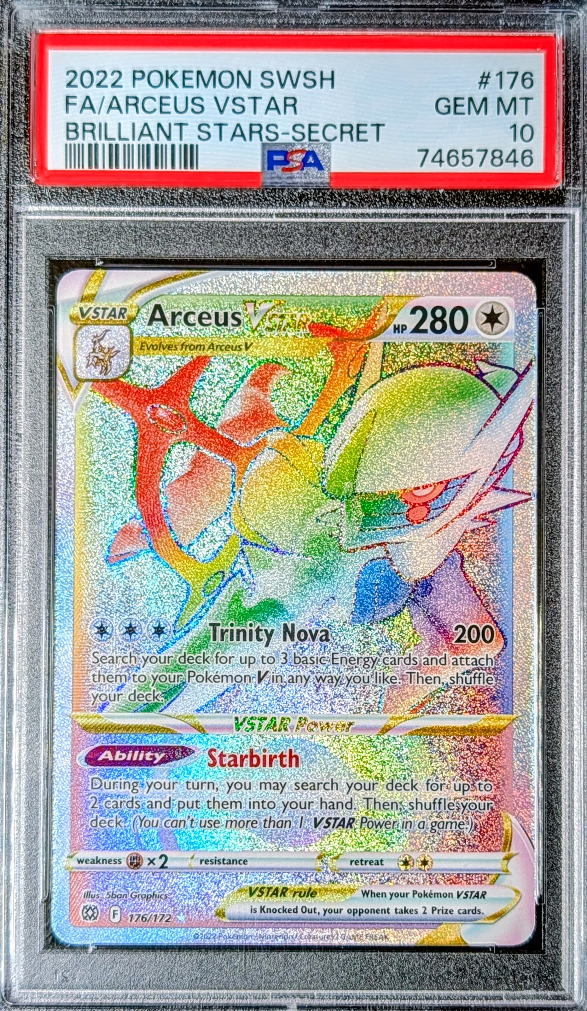 PSA 10 Arceus VSTAR 176/172