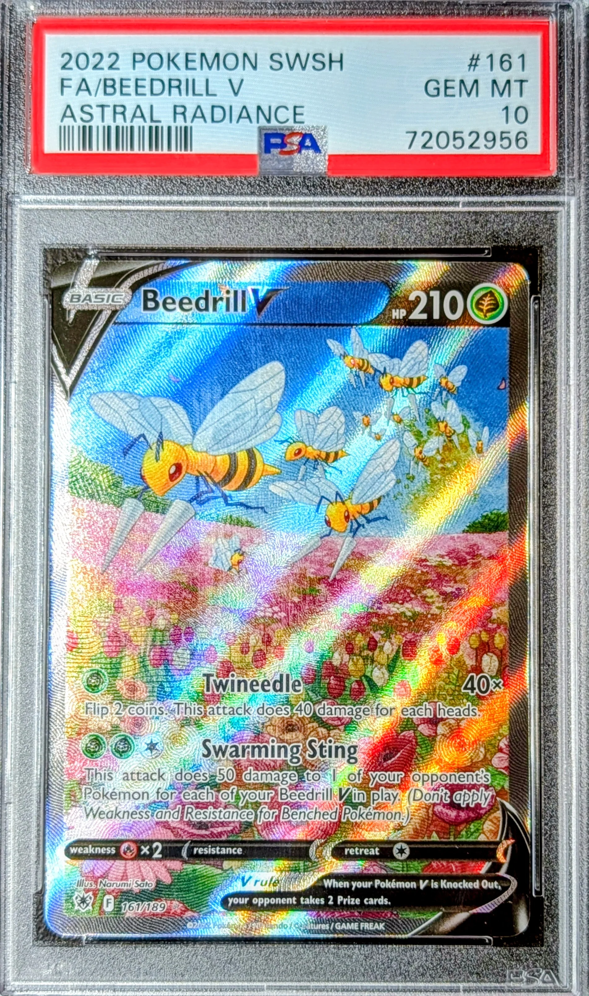 PSA 10 Beedrill V 161/189
