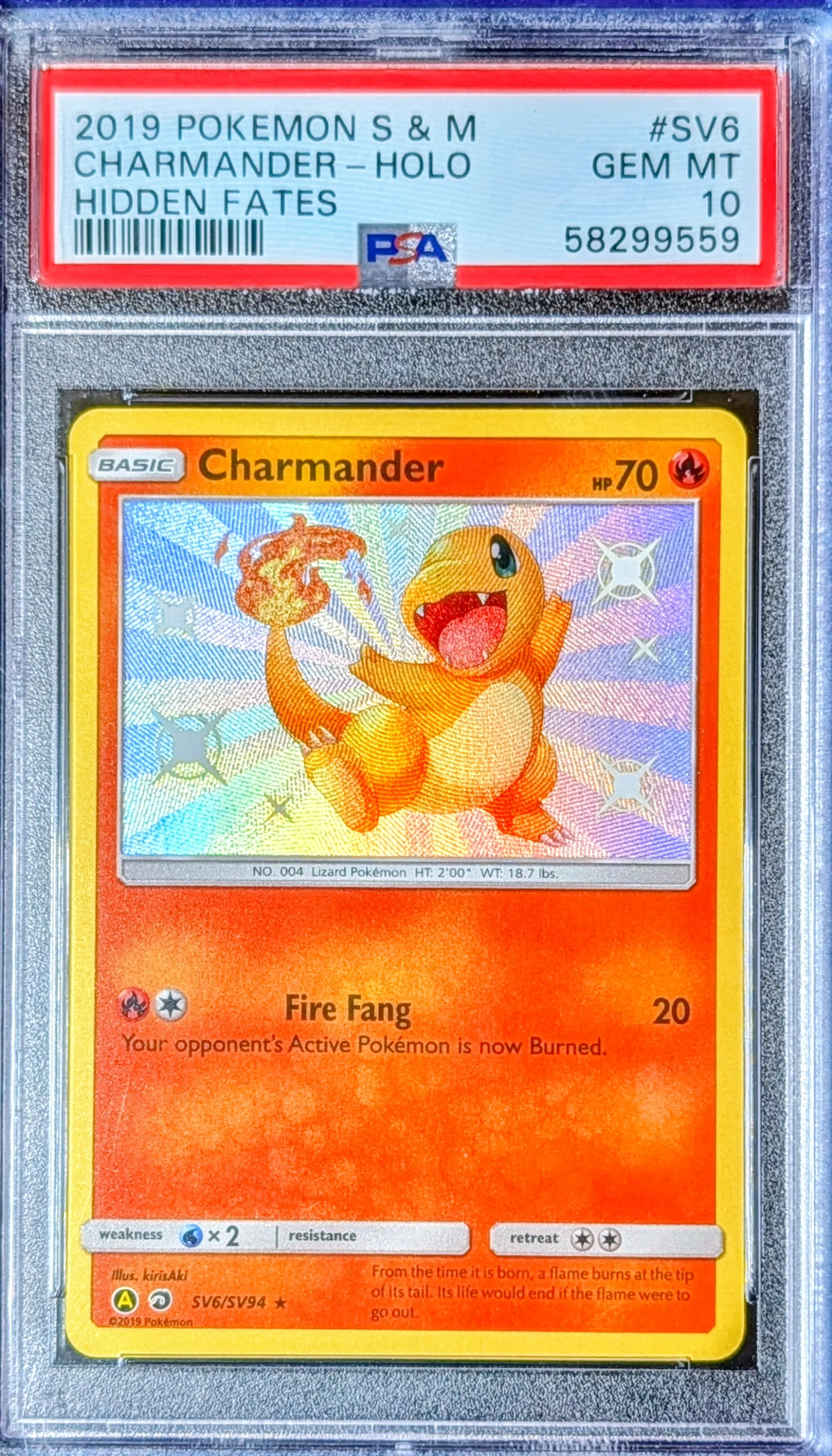 PSA 10 Charmander SV6/SV94