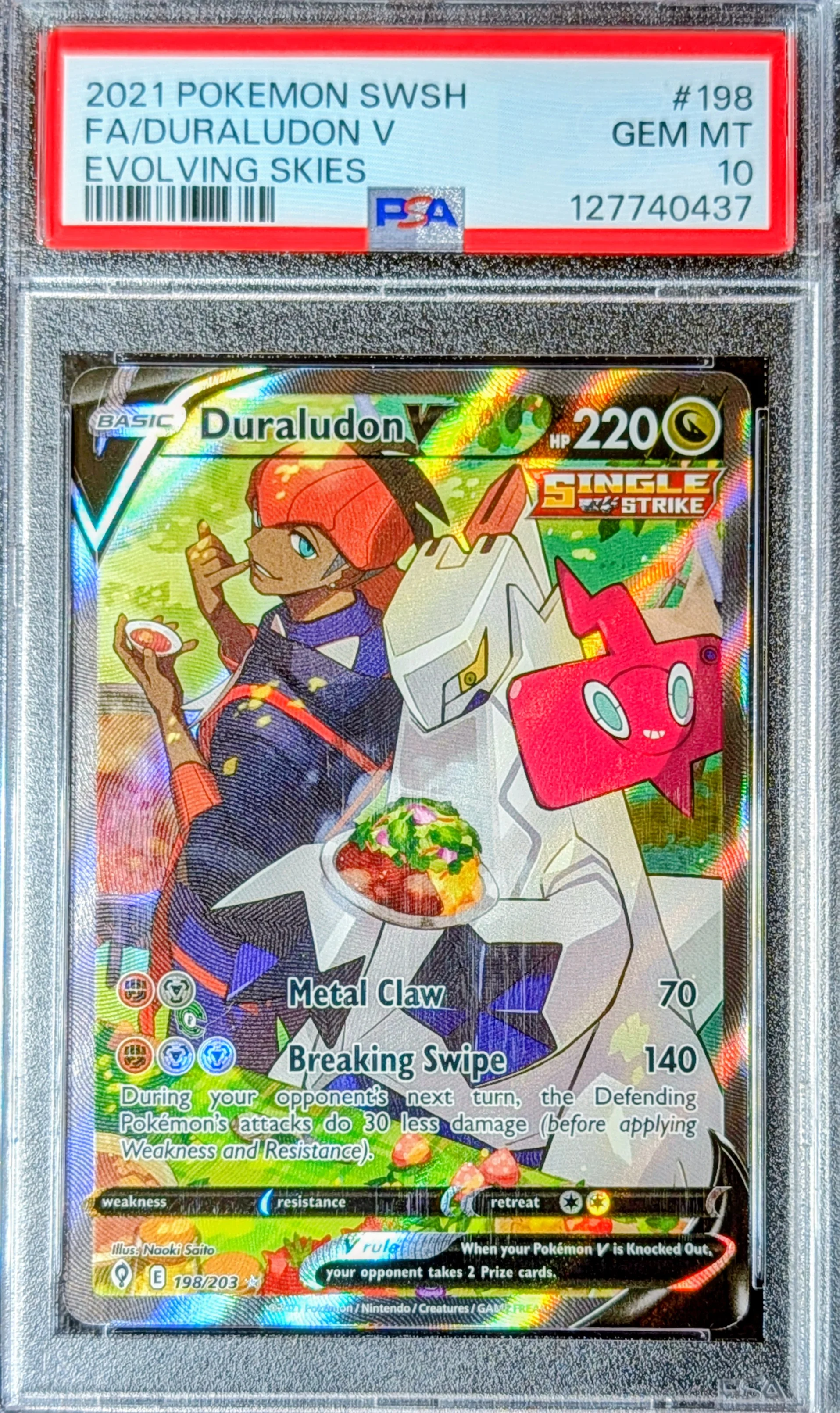 PSA 10 Duraludon V 198/203