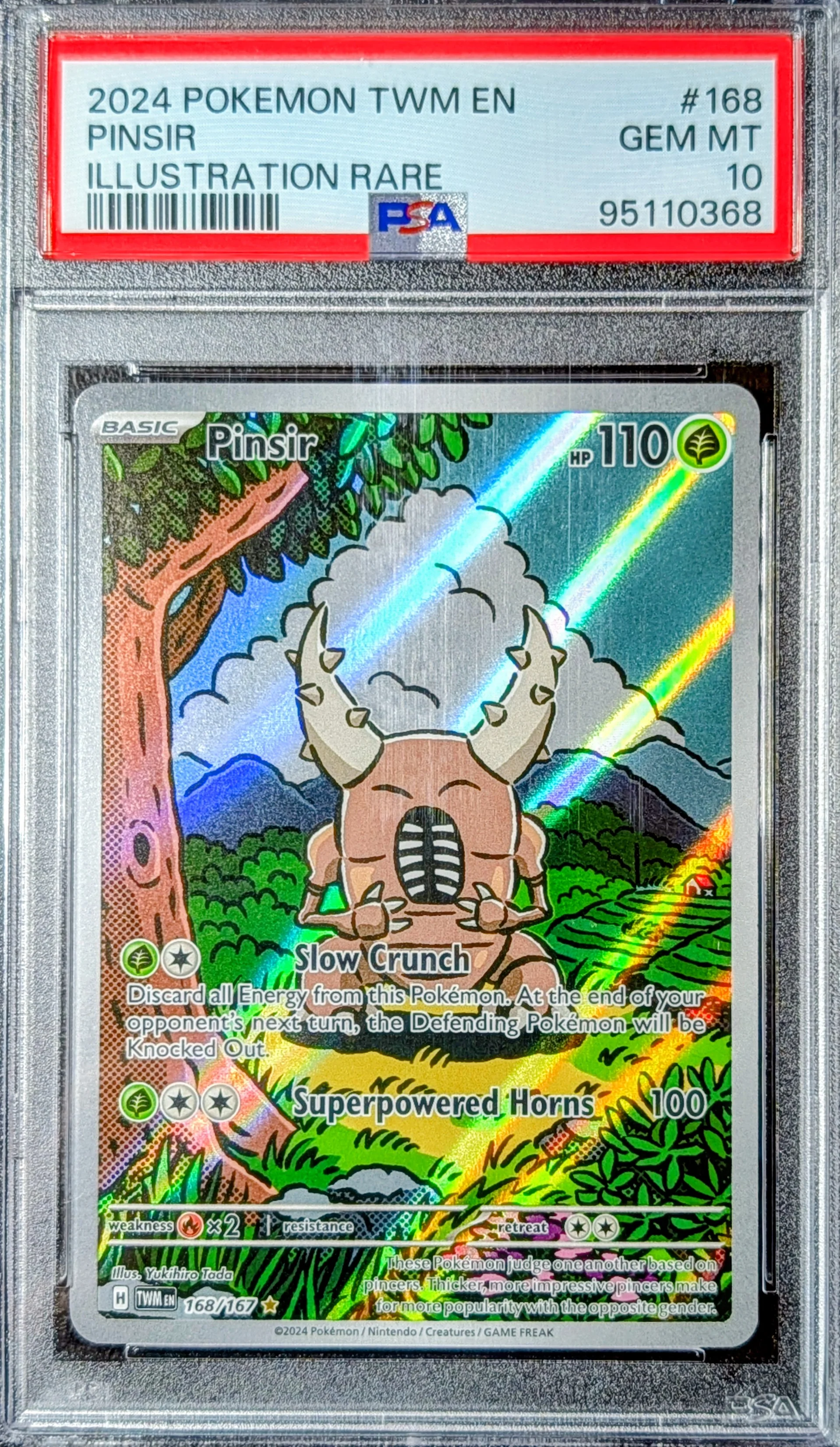 PSA 10 Pinsir 168/167