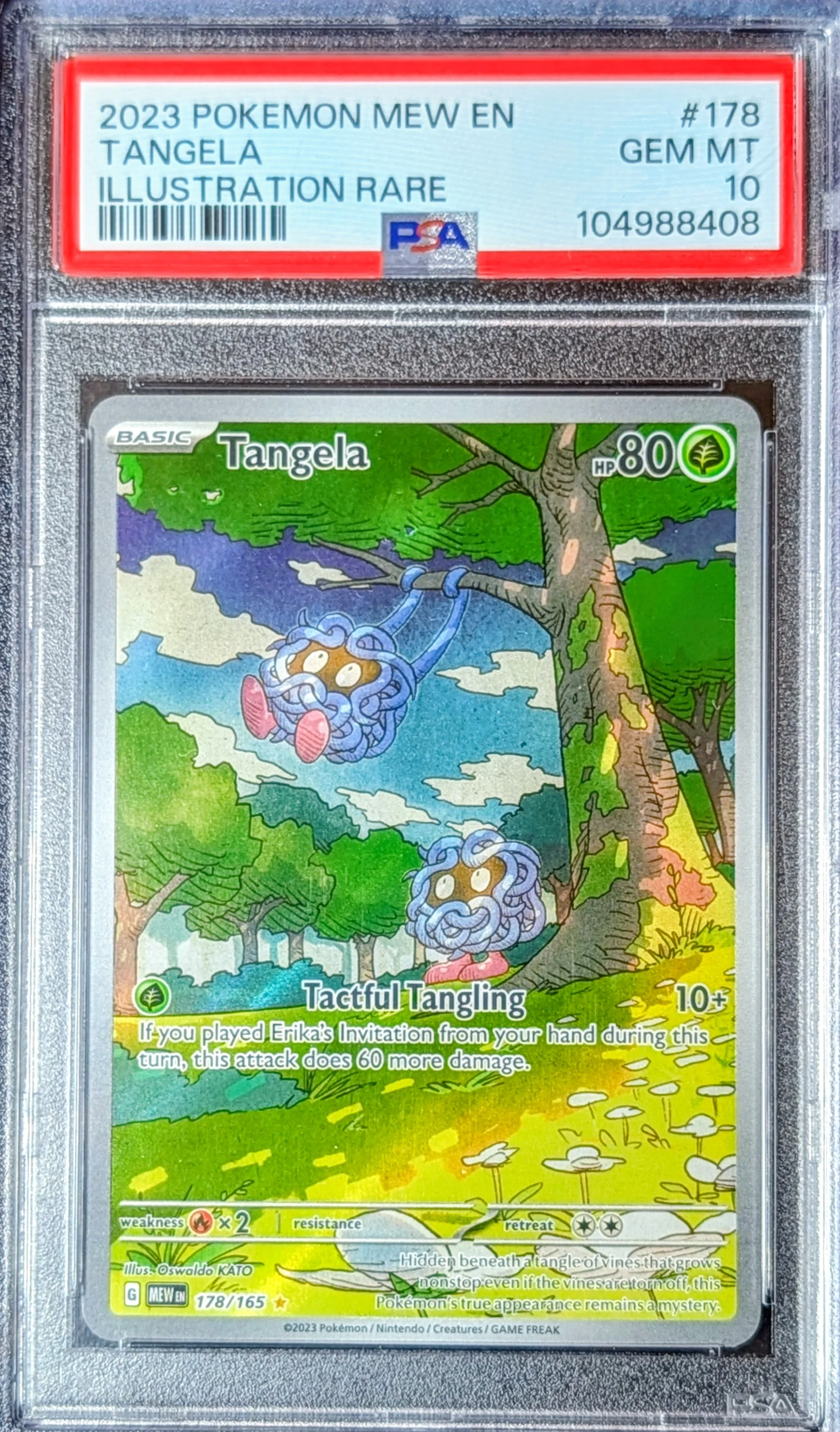 PSA 10 Tangela 178/165